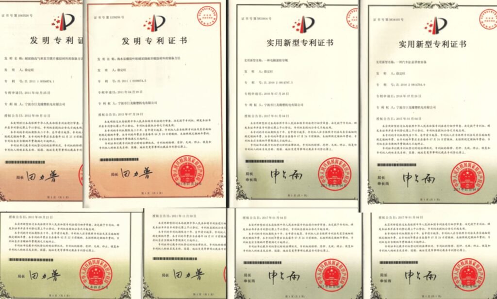 patent certificates