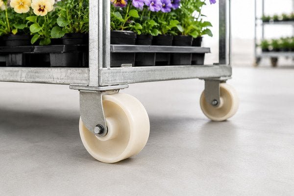 Industrial Nylon Swivel Caster Wheel for Nursery Carts thumbnail 3