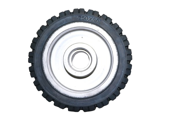 Solid Rubber Wheels for Electric Forklifts by Julong Rubber