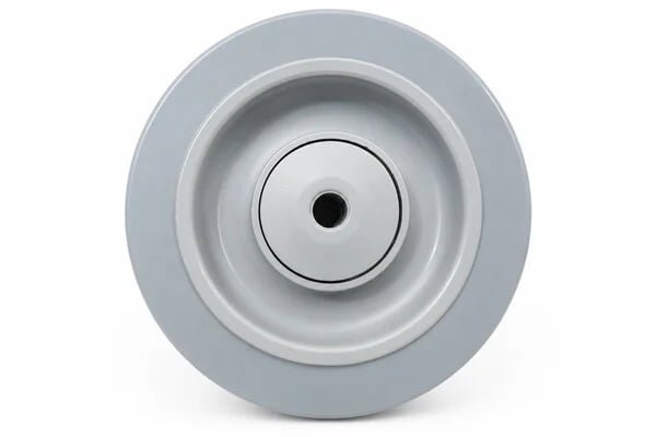 160mm Gray Rubber Wheel with PA Hub by Julong Rubber
