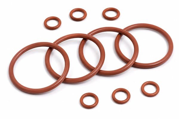 Brown FKM O-Ring by Julong Rubber