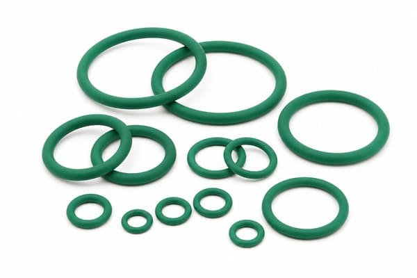 Green FKM Low-Temperature O-Rings by Julong Rubber