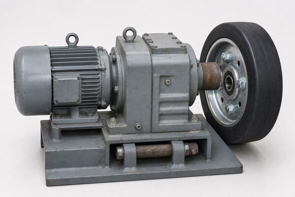 Large-mechanical-drive-rubber-wheels on metal core thumbnail 3