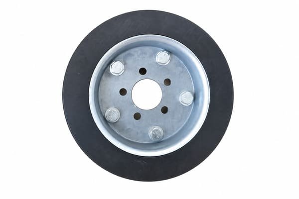 Large-mechanical-drive-rubber-wheels on metal core by Julong Rubber