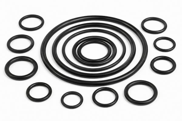 Black Rubber O-Rings by Julong Rubber