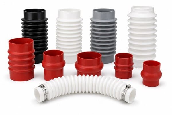 Silicone Rubber Bellows by Julong Rubber