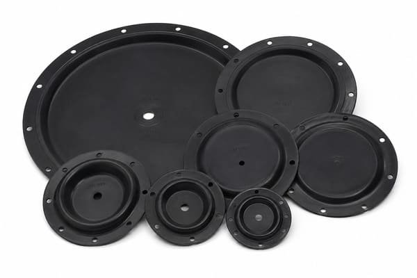 Black Rubber Diaphragms by Julong Rubber