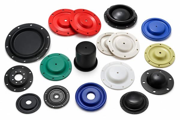 Custom Colored Rubber Diaphragms by Julong Rubber
