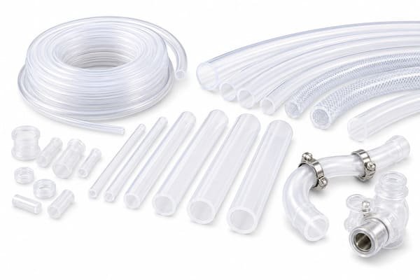 Food-Grade Transparent Silicone Tubing by Julong Rubber
