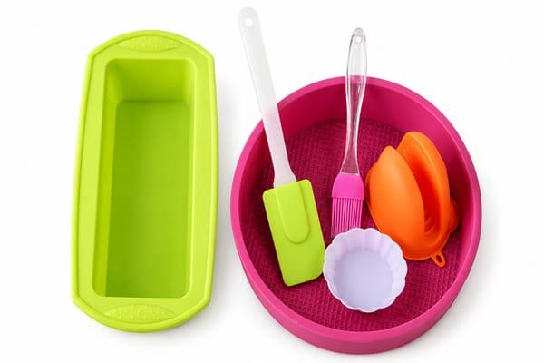 Multi-Piece Silicone Baking Molds & Tools Set