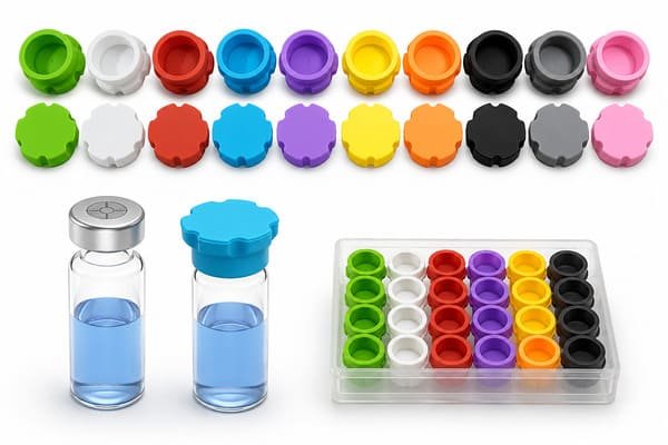 Silicone Insulin Vial Caps by Julong Rubber