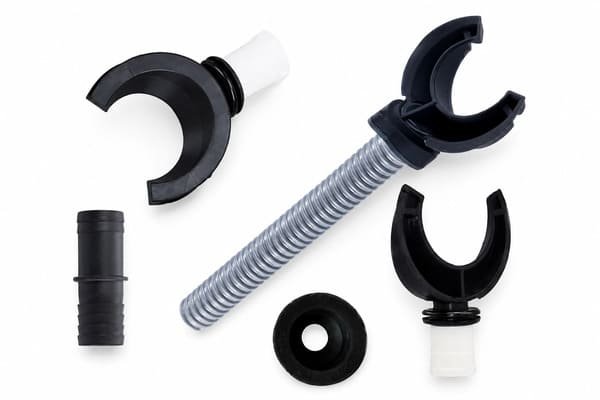 Silicone Rubber Rainwater Collector Clips thumbnail 2