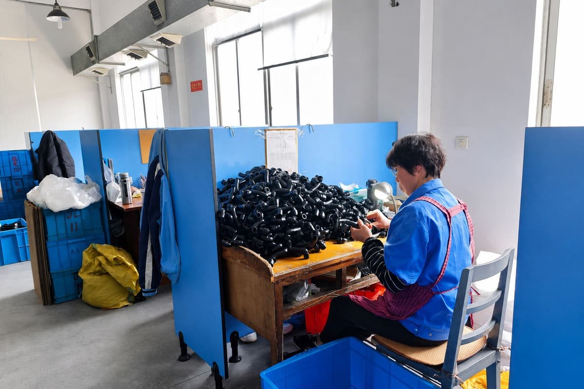 Batch production of custom rubber parts at Julong Rubber