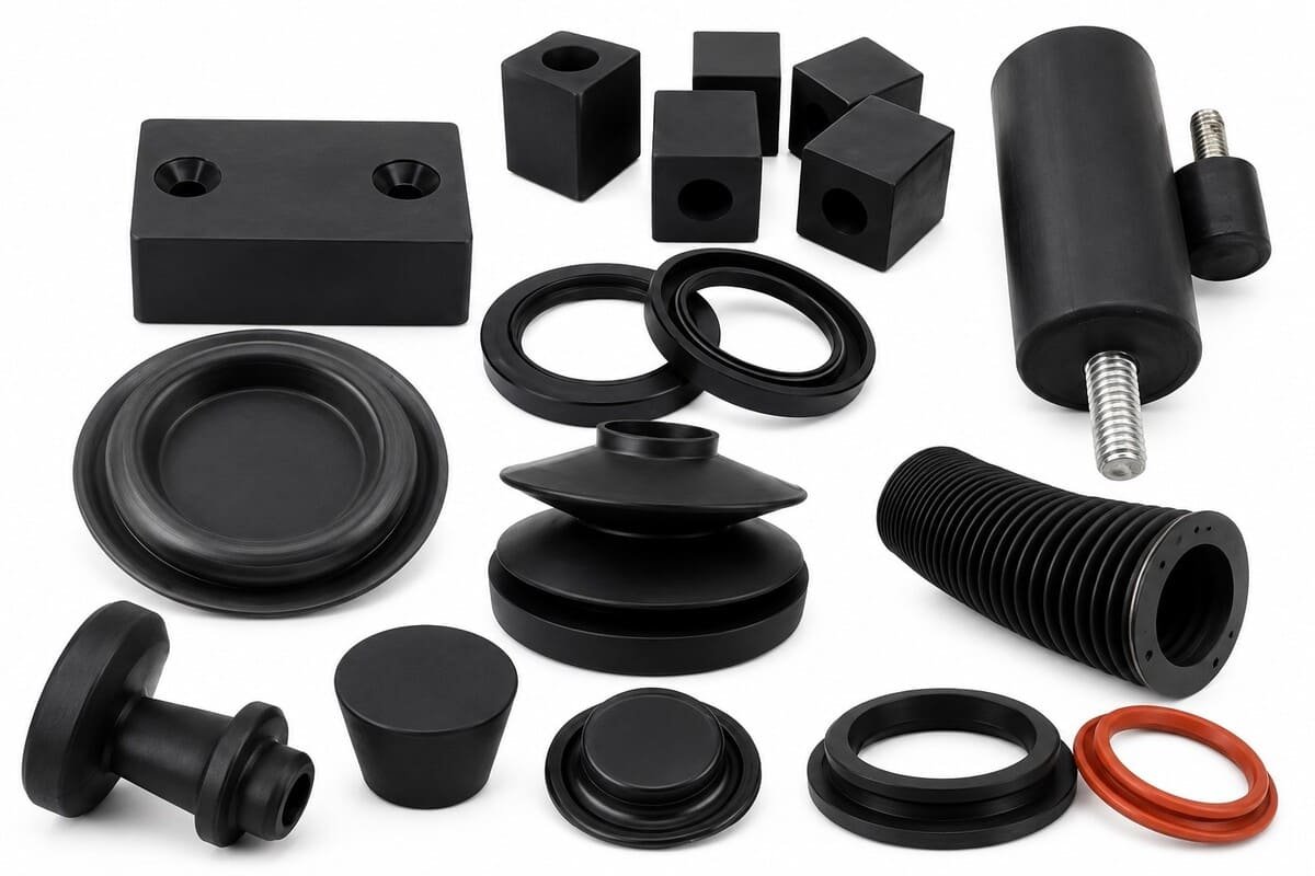 Custom Molded Rubber Parts manufactured by Julong Rubber