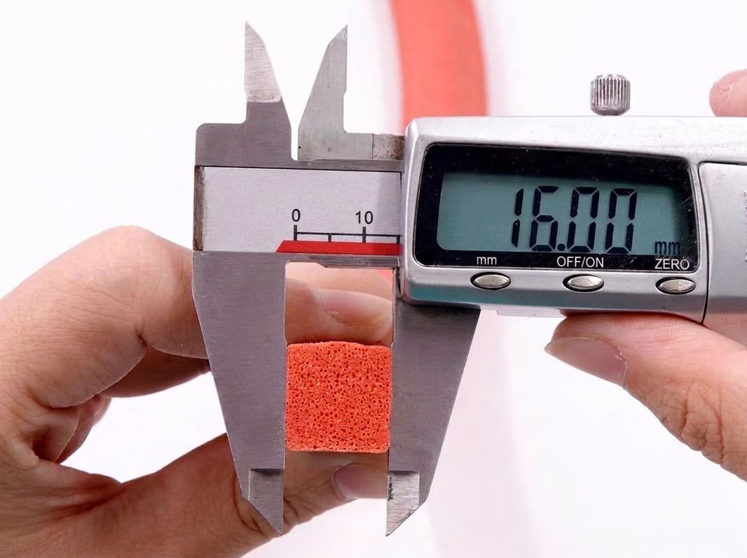 In-process dimensional and visual inspection of rubber parts