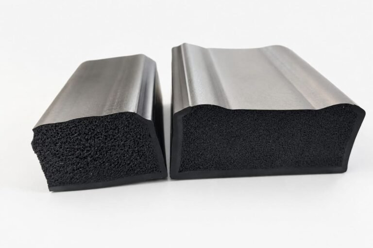 Solid-and-Sponge Co-Extruded Rubber Profiles
